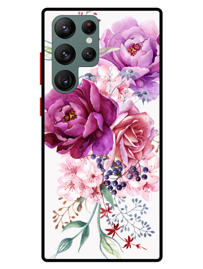 Husa Protectie AirDrop Premium, Samsung Galaxy S24 Ultra, Beautiful Flowers